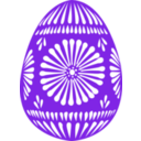 download Easter Egg Single clipart image with 270 hue color
