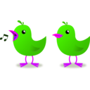 download Bird Mascot clipart image with 270 hue color