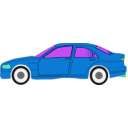 download Green Car clipart image with 90 hue color