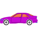 download Green Car clipart image with 180 hue color