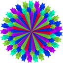 download Star Circle clipart image with 225 hue color