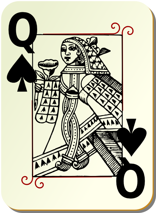 Guyenne Deck Queen Of Spades