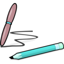 download Pen Pencil clipart image with 135 hue color