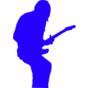 download Guitarist Rock clipart image with 225 hue color