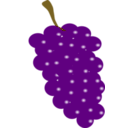 download Grapes Blue clipart image with 45 hue color