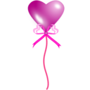 download Heart Balloon clipart image with 315 hue color