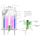 download Nmr Spectrometer Scheme English clipart image with 90 hue color