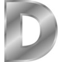 download Effect Letters Alphabet Silver clipart image with 90 hue color