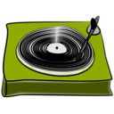 download Vinyl Record clipart image with 45 hue color