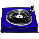 download Vinyl Record clipart image with 225 hue color