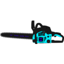 download Chainsaw clipart image with 135 hue color