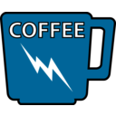 download Coffee Mug clipart image with 180 hue color