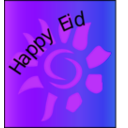 download Happy Eid clipart image with 225 hue color