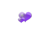 download Heart clipart image with 270 hue color