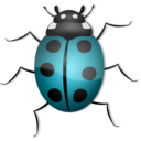 download Ladybug clipart image with 180 hue color