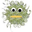 download Curly Monster clipart image with 45 hue color