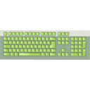 download Keyboard clipart image with 180 hue color