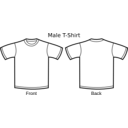 download Tshirt Template clipart image with 45 hue color