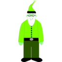 download Santa clipart image with 90 hue color