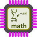 download Math Processor clipart image with 270 hue color