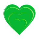 download Heart clipart image with 135 hue color