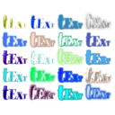 download Gloss And Bump For Text clipart image with 180 hue color