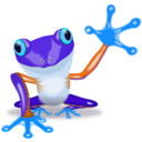 download Frog By Sonny clipart image with 180 hue color