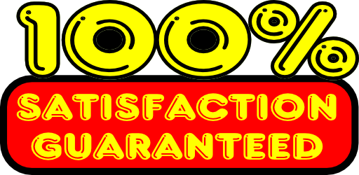 Satisfaction Guaranteed Vector Sticker