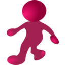 download Walking clipart image with 135 hue color