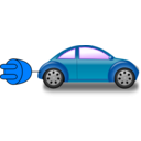 download Electric Car clipart image with 90 hue color