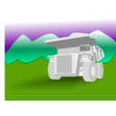 download Dump Truck clipart image with 45 hue color