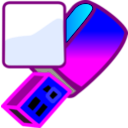 download Filesaveas clipart image with 180 hue color