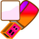 download Filesaveas clipart image with 270 hue color