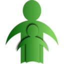 download Like Father Like Son clipart image with 270 hue color