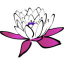 download Lotus Flower clipart image with 225 hue color
