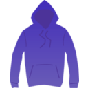download Blue Hoodie clipart image with 45 hue color