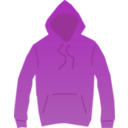 download Blue Hoodie clipart image with 90 hue color