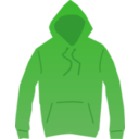 download Blue Hoodie clipart image with 270 hue color