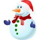 download Snowman clipart image with 0 hue color