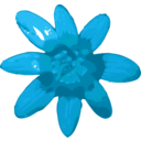 download Flower 02 clipart image with 135 hue color