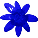 download Flower 02 clipart image with 180 hue color