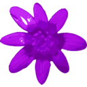 download Flower 02 clipart image with 225 hue color