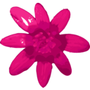 download Flower 02 clipart image with 270 hue color