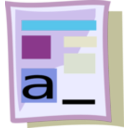 download Wordprocessing clipart image with 180 hue color