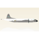 download Lockheed P 3 Orion Aircraft Color clipart image with 180 hue color