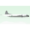 download Lockheed P 3 Orion Aircraft Color clipart image with 270 hue color