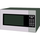 download Microwave Oven clipart image with 270 hue color