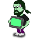 download Comic Characters Lifting clipart image with 90 hue color