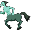 download Centaur clipart image with 135 hue color