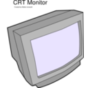 download Crt Monitor clipart image with 90 hue color